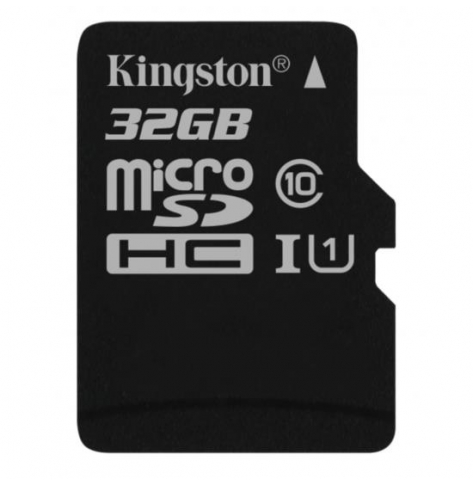 Karta pamięci Kingston 32GB microSDHC Canvas Select 80R CL10 UHS-I Single Pack w/o Adapter