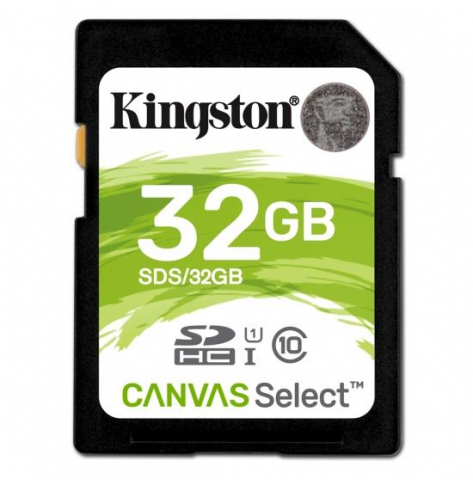 Karta pamięci Kingston 32GB SDHC Canvas Select 80R CL10 UHS-I