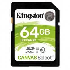 Karta pamięci Kingston 64GB SDXC Canvas Select 80R CL10 UHS-I