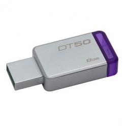 Pamięć USB    Kingston 8GB  3.0 DataTraveler 50 Metal/Purple