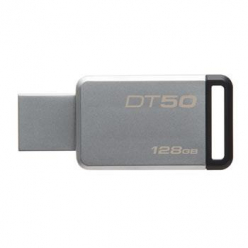 Pamięć USB    Kingston 128GB  3.0 DataTraveler 50 Metal/Black