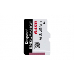 Karta pamięci Kingston 64GB microSDXC Endurance 95R/30W C10 A1 UHS-I Card Only