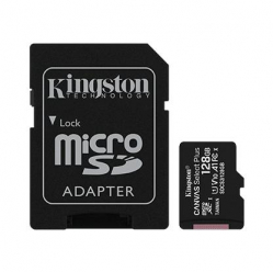 Karta pamięci Kingston 128GB micSDXC Canvas Select Plus 100R A1 C10 Card + ADP