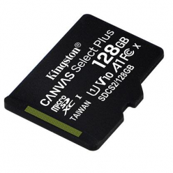 Karta pamięci Kingston 128GB micro SDXC Canvas Select Plus 100R A1 C10  w/o ADP