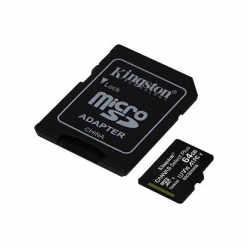 Karta pamięci Kingston 64GB micSDXC Canvas Select Plus 100R A1 C10 Card + ADP