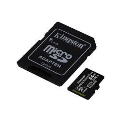 Karta pamięci Kingston 64GB micSDXC Canvas Select Plus 100R A1 C10 Card + ADP