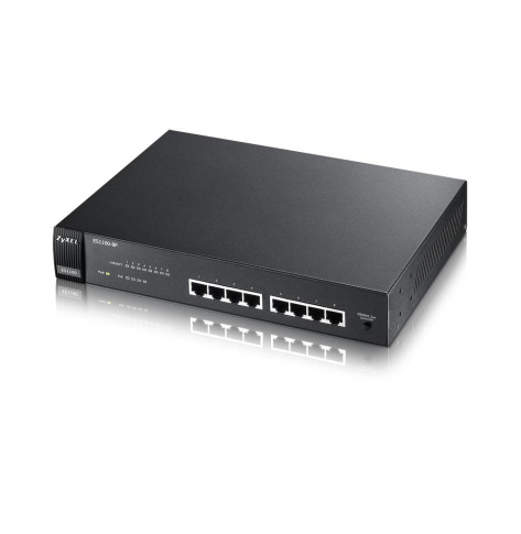 Switch niezarządzalny Zyxel ES1100-8P 8-portów - 4 porty 10/100 (PoE) 4 porty 10/100