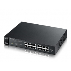 Switch niezarządzalny Zyxel ES1100-16P 16-portów - 8 portów 10/100 (PoE) 8 portów 10/100