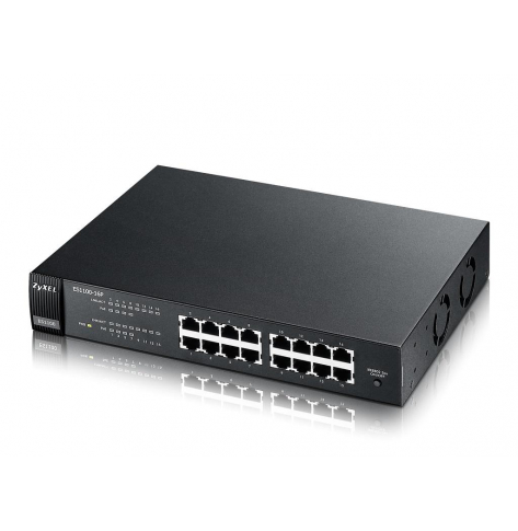 Switch niezarządzalny Zyxel ES1100-16P 16-portów - 8 portów 10/100 (PoE) 8 portów 10/100